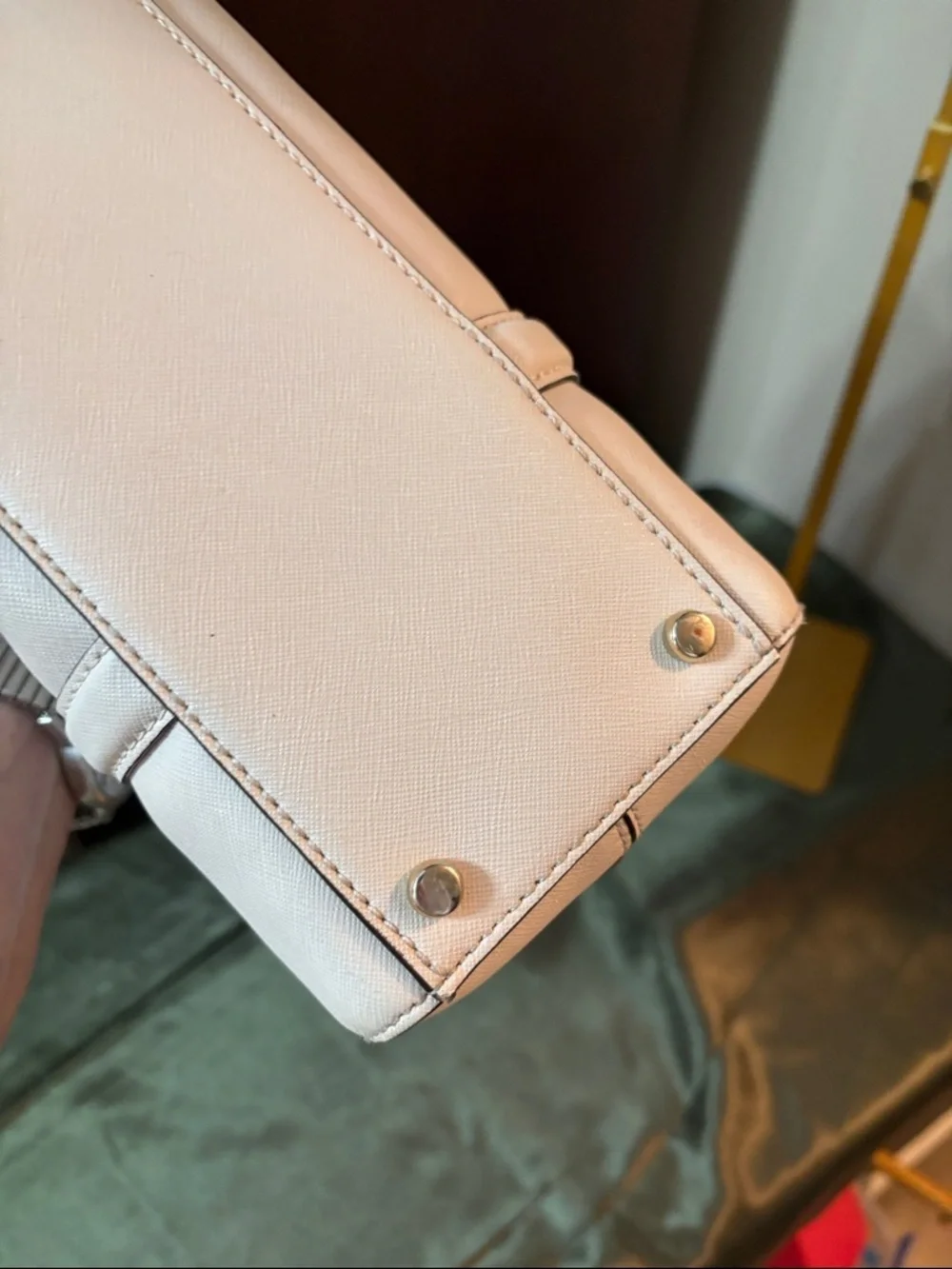 Kate Spade Small Felix Lane Satchel saffiano leather dome bag